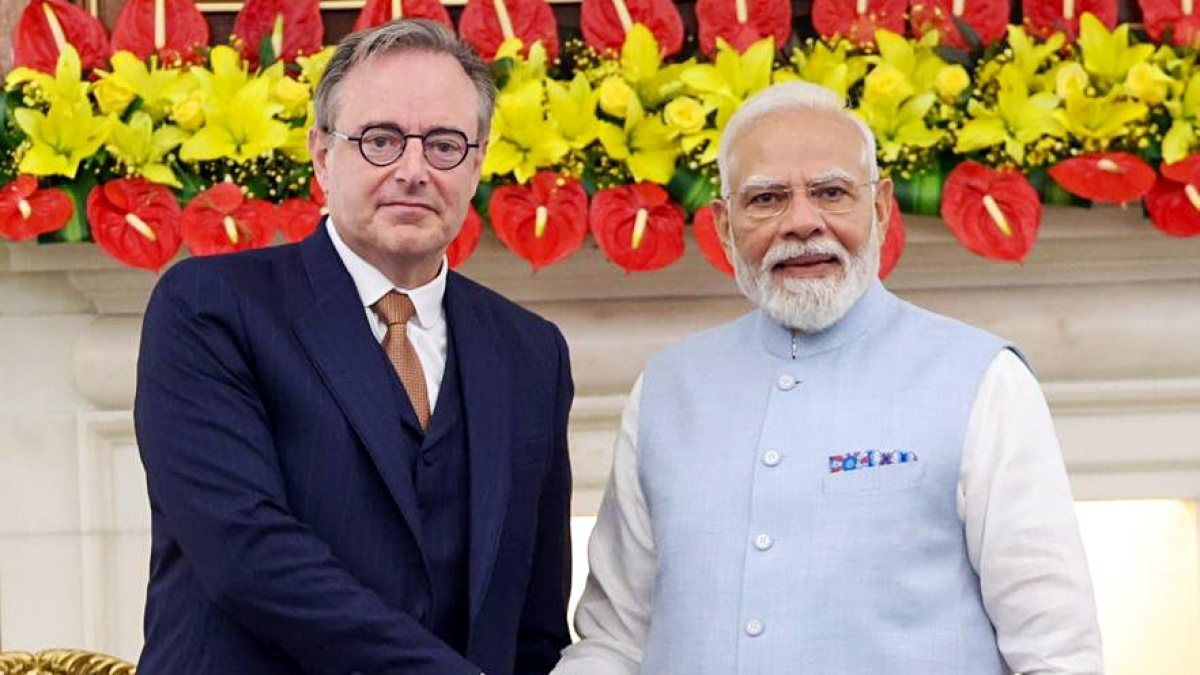 Modi, Belgian PM Bart De Wever hold bilateral talks in Delhi