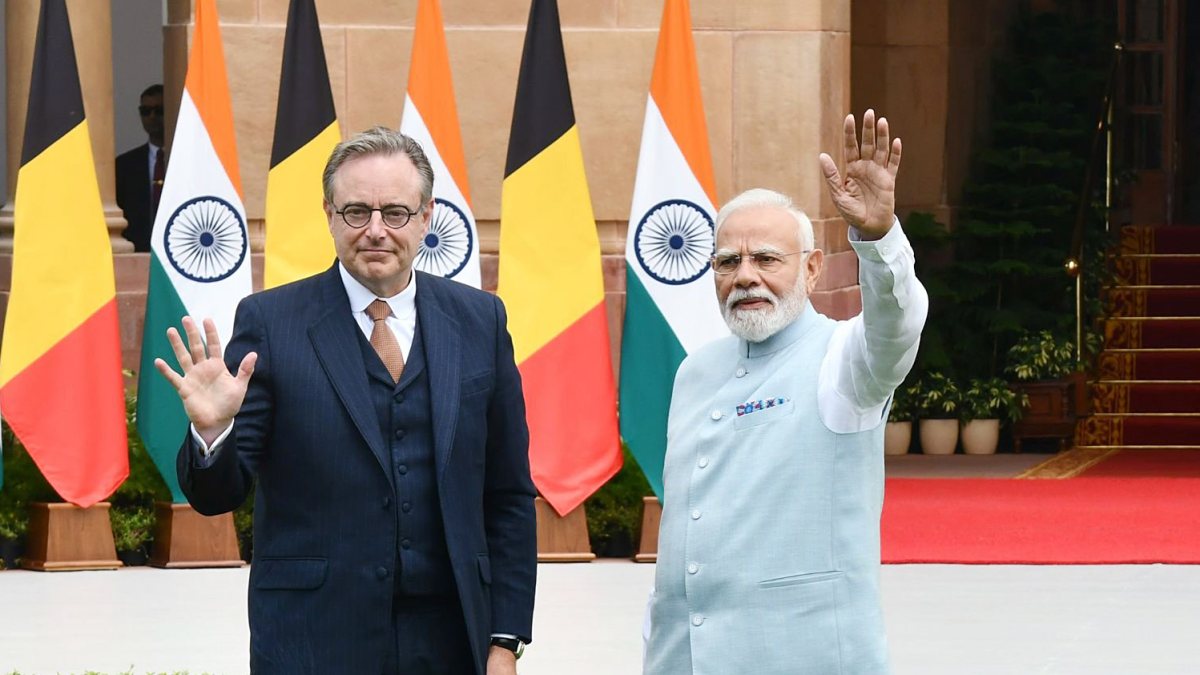 Modi, Belgian PM De Wever meet at Hyderabad House