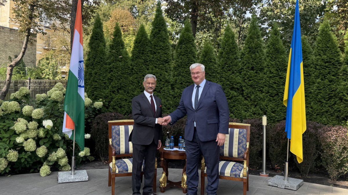 Jaishankar meets Ukraine's foreign minister in Kyiv