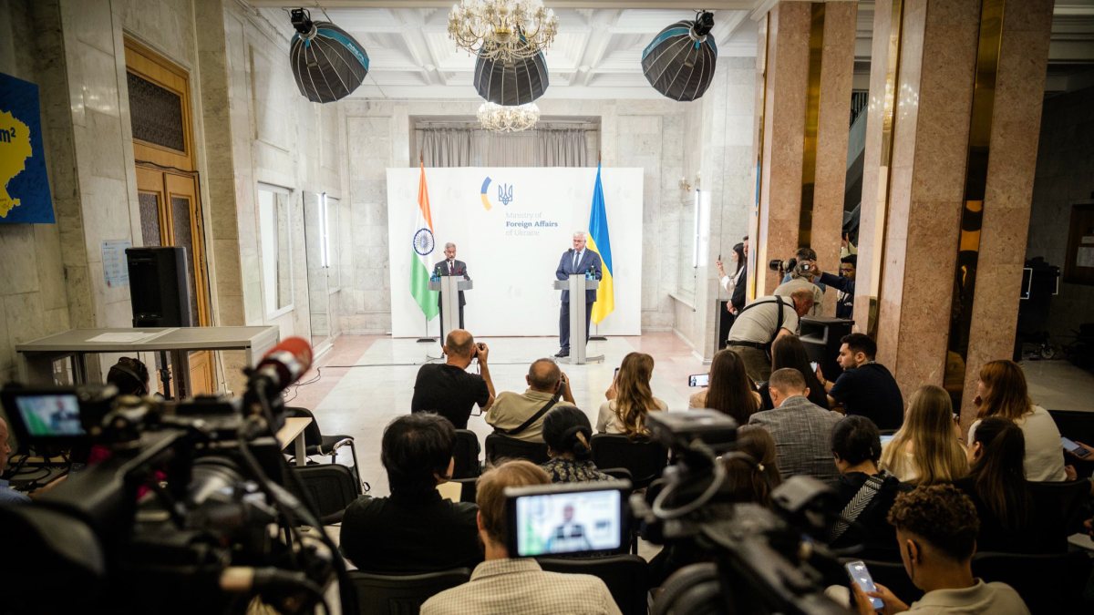 Jaishankar, Ukraine FM hold joint briefing in Kyiv