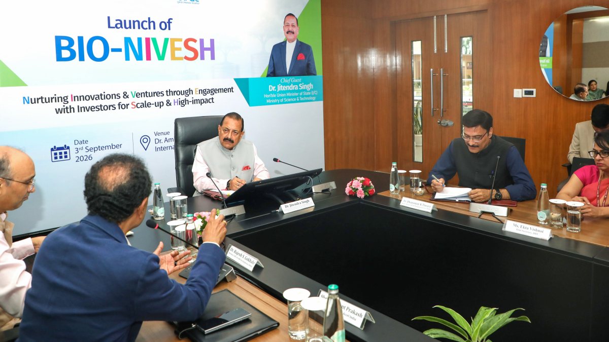 Jitendra Singh launches Bio-Nivesh to boost biotech startups