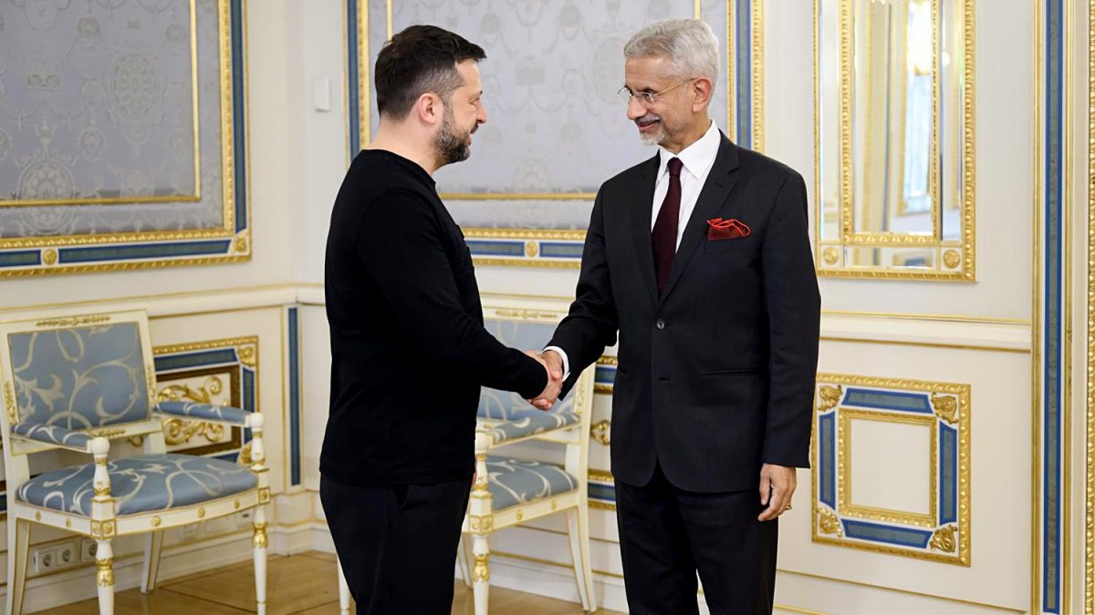 Jaishankar meets Zelenskyy in Kyiv