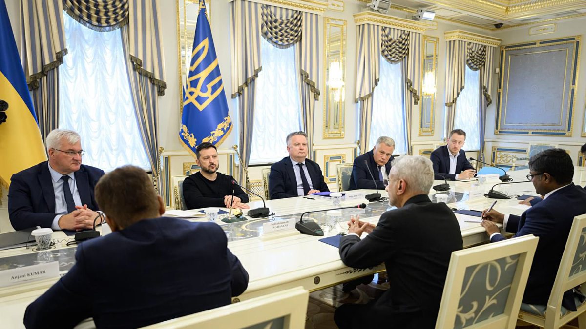 Jaishankar meets Zelenskyy in Kyiv