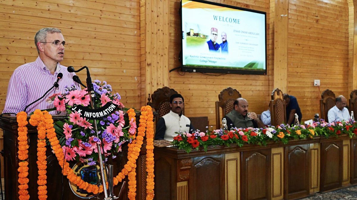 Omar Abdullah inaugurates polytechnic upgrades worth Rs4.20 crore