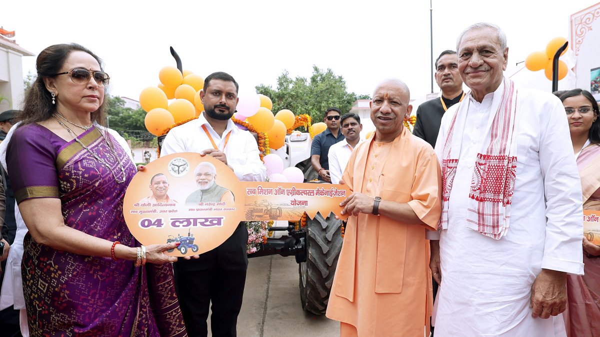 Yogi Adityanath inaugurates 229 projects worth Rs1,051 crore in Mathura