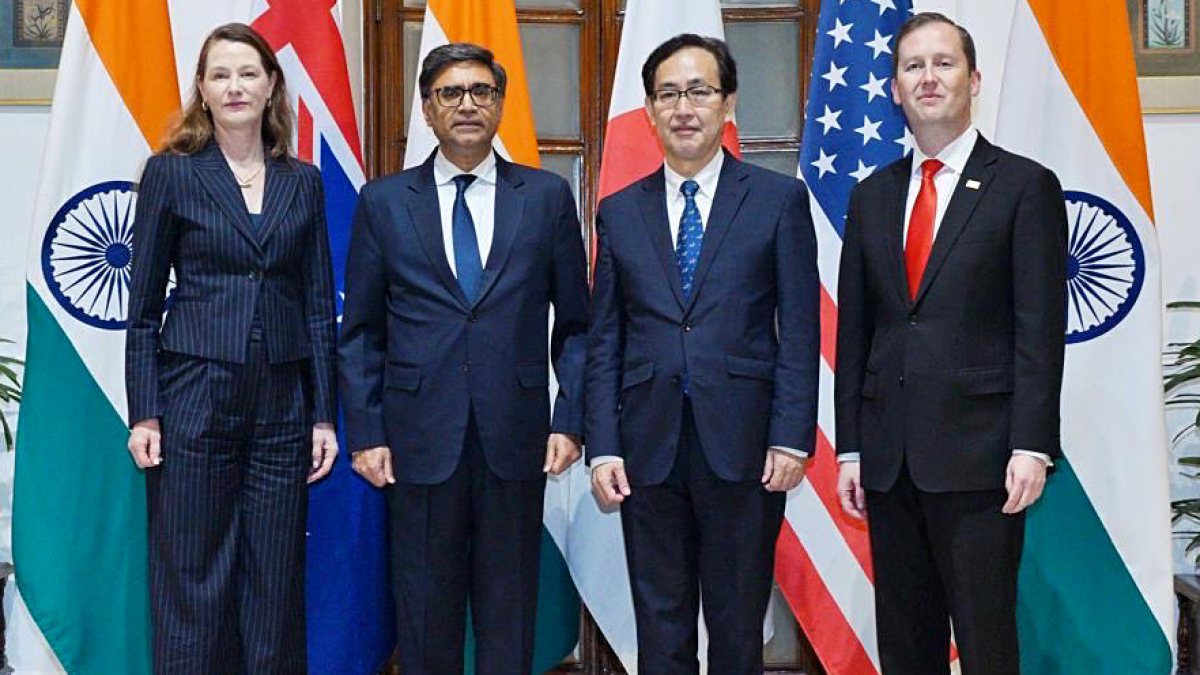 Quad foreign ministers meet in New Delhi for talks