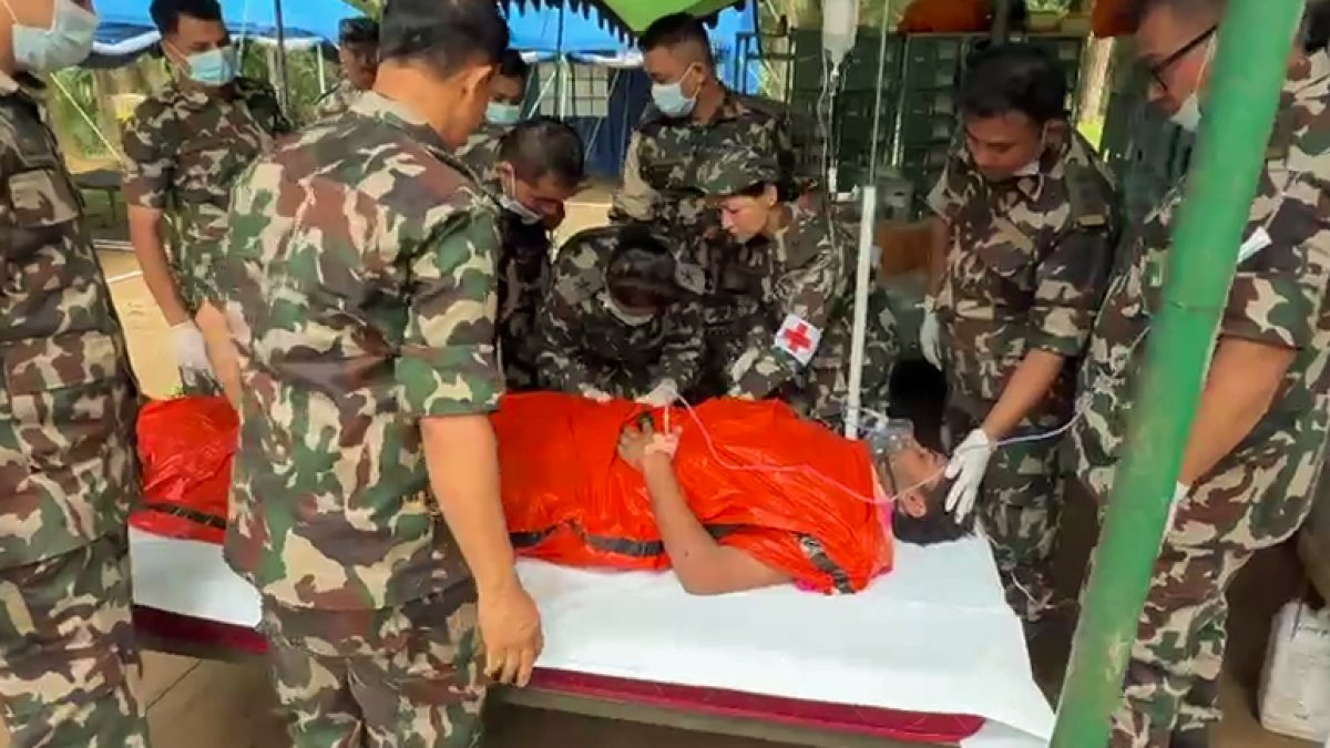Nepal Army doctors treat man found in hydropower tunnel