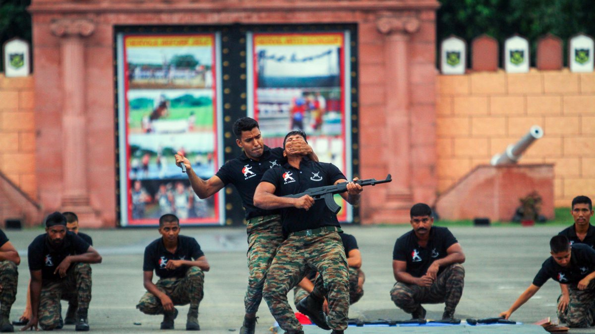 Indian Army cadets showcase drills ahead of Chennai graduation