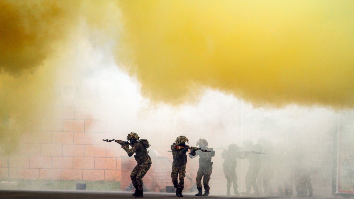 Indian Army cadets showcase drills ahead of Chennai graduation