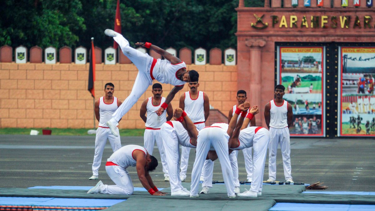 Chennai cadets showcase Kalaripayattu before OTA graduation