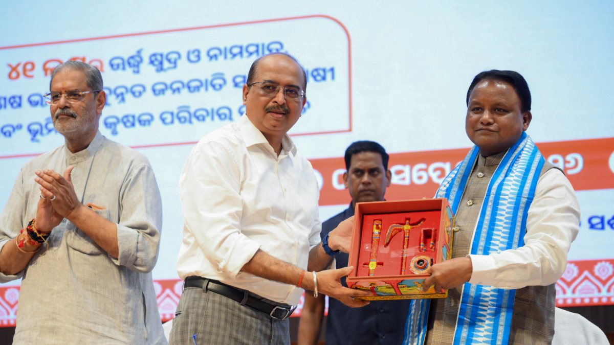 Odisha CM felicitated at OUAT in Bhubaneswar