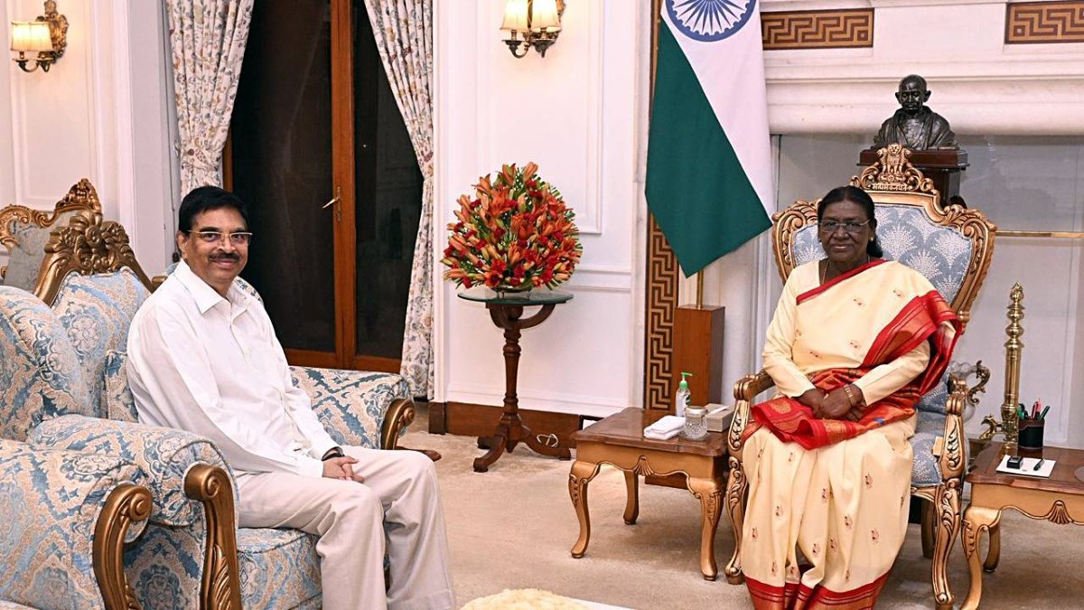 Odisha Governor meets President Murmu at Rashtrapati Bhavan