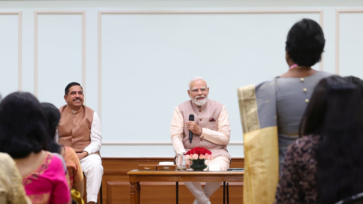 PM Modi meets National Awardee Teachers on Teachers' Day