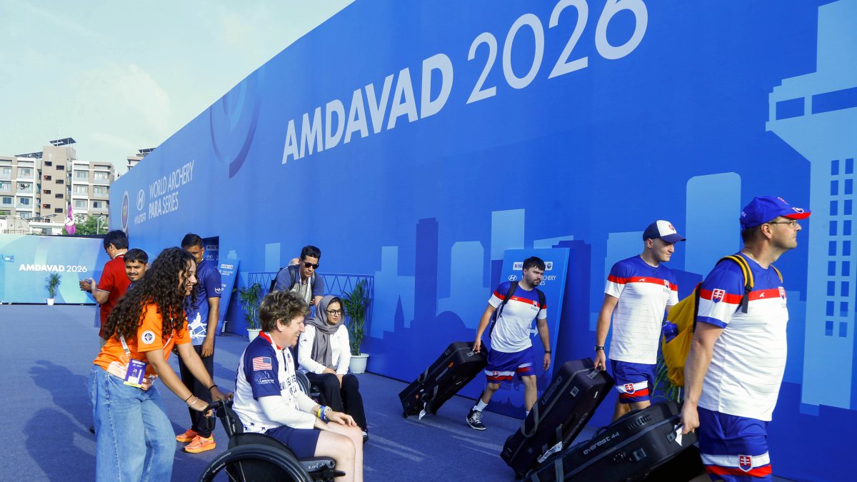Para archers arrive for World Series in Ahmedabad