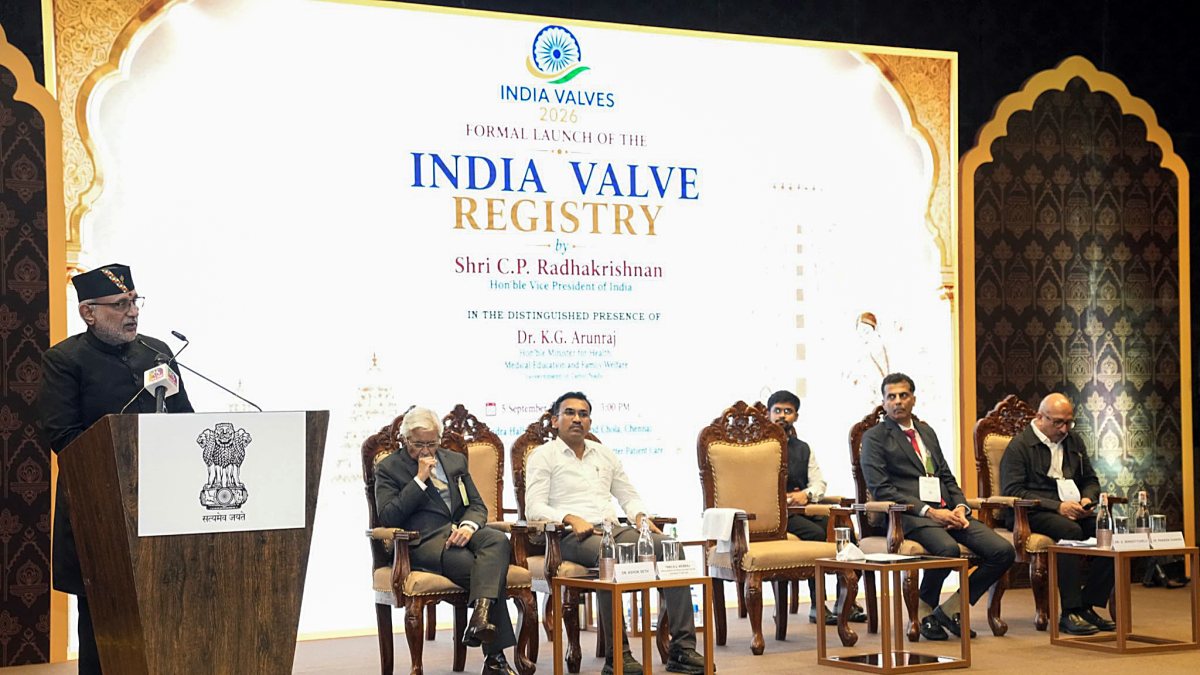 VP launches India Valve Registry at Chennai conference