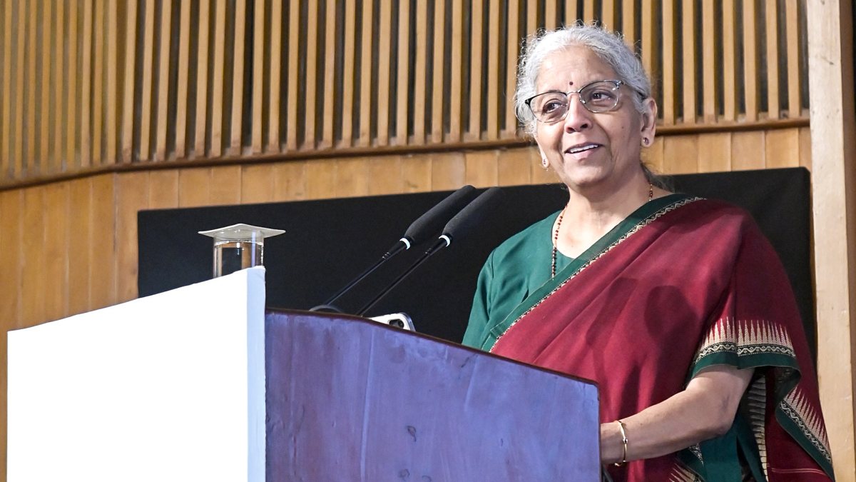 Sitharaman addresses history awards ceremony in New Delhi