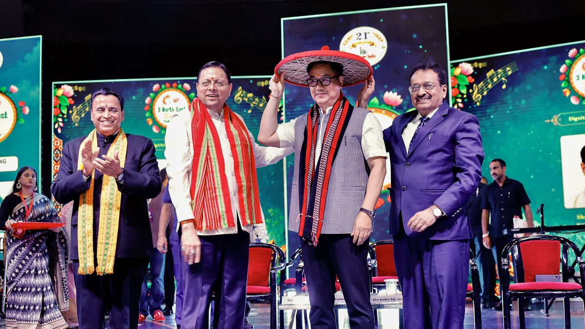 Rijiju felicitated at North-East Students' Festival in Delhi