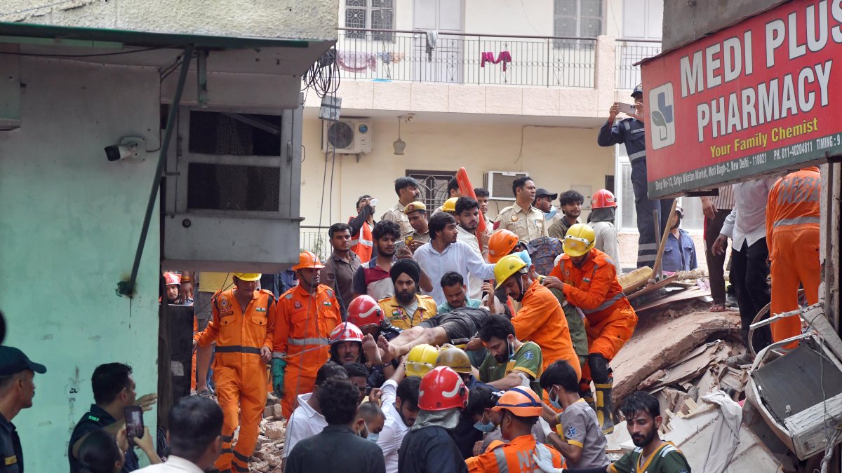 Rescue underway after building collapse in South-West Delhi