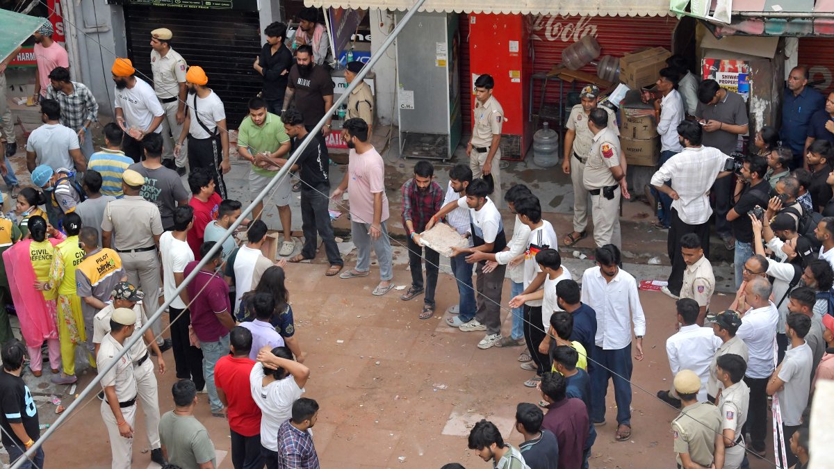 Rescue operation underway after Delhi building collapse