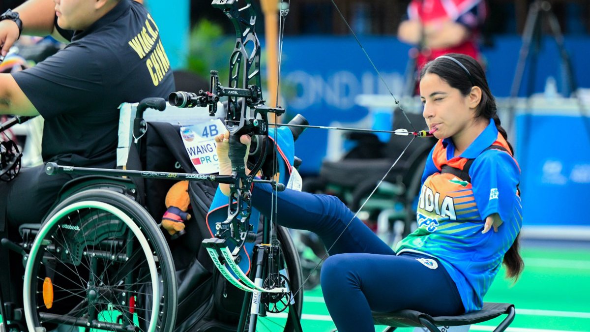 Sheetal Devi competes at World Archery Para Series 2026