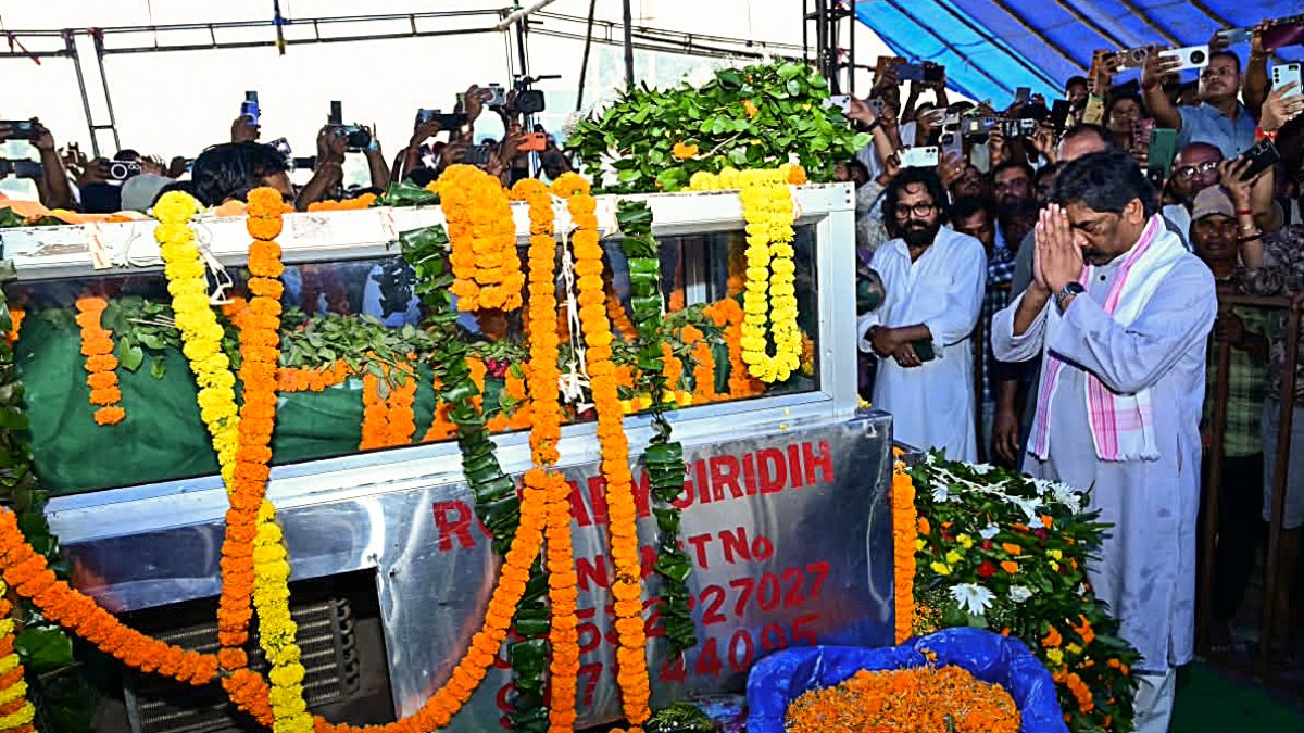 Jharkhand CM pays tribute to late minister Sudivya Kumar Sonu