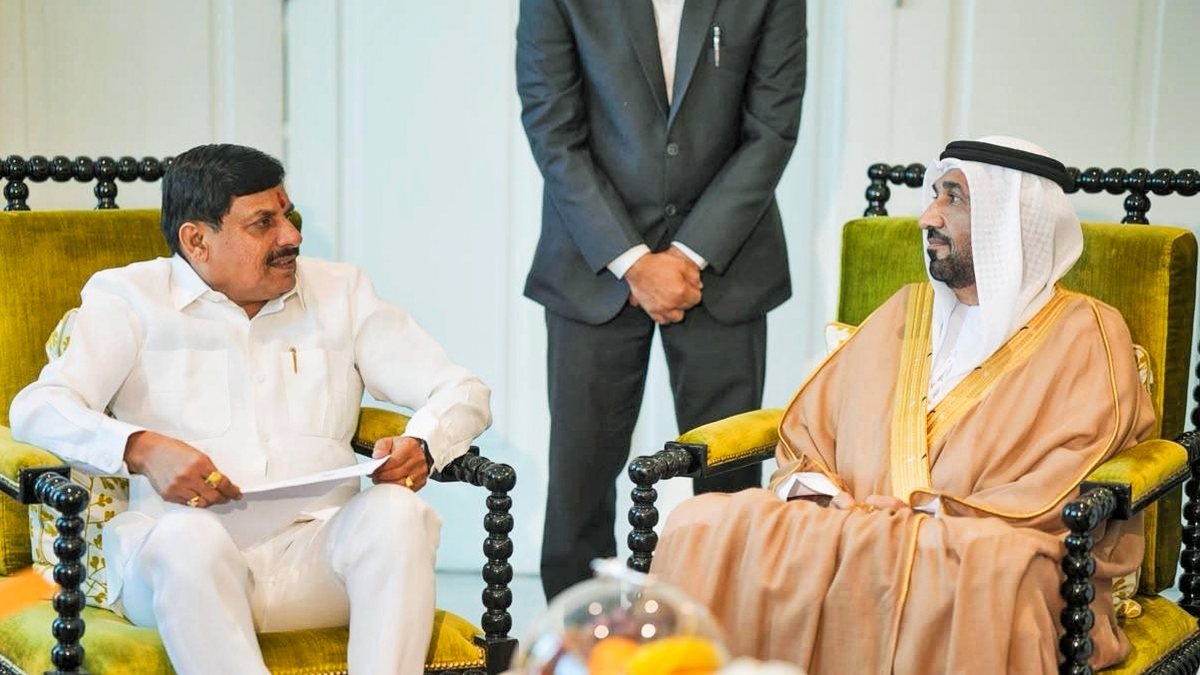 MP CM Yadav meets Arab Parliament Speaker in Dubai