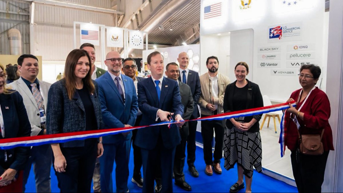 US Ambassador inaugurates US booth at Bengaluru Space Expo