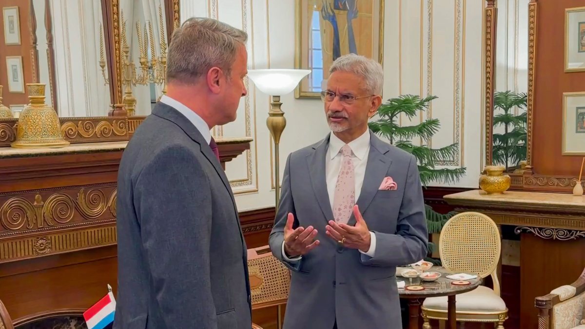 Jaishankar meets Luxembourg deputy PM in New Delhi