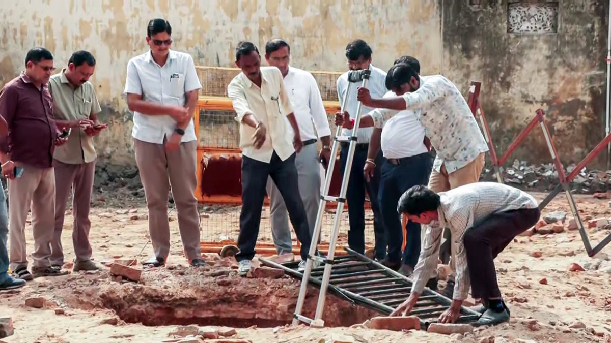 ASI inspects ancient well found during Saharanpur demolition drive