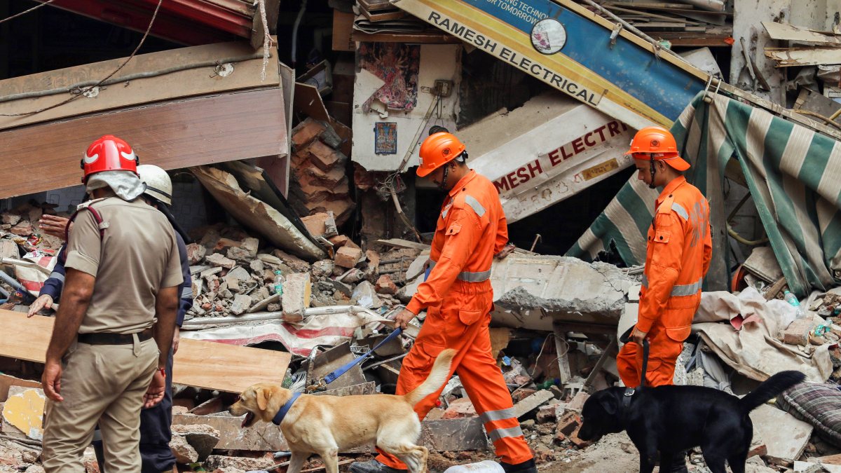 Rescue ops continue after building collapse in Delhi's Satya Niketan