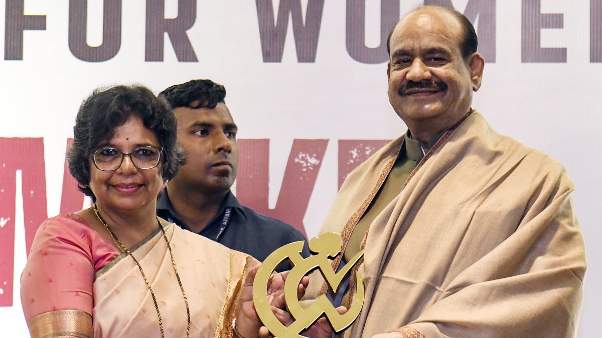 Om Birla inaugurates workshop for women legislators in Faridabad
