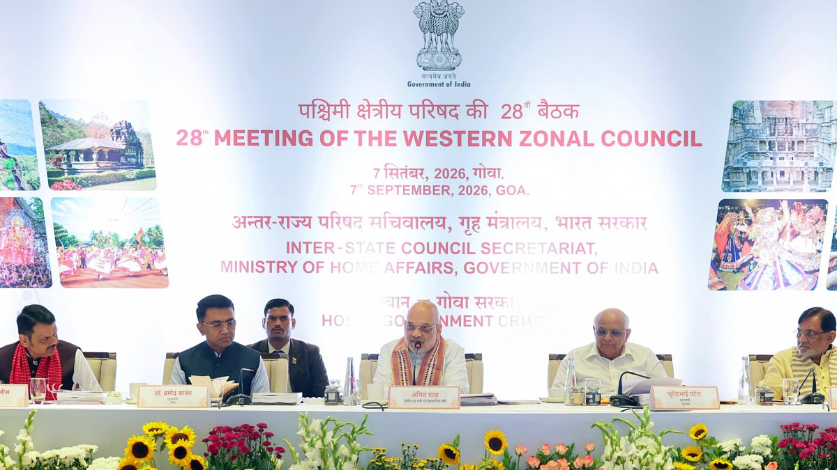 Amit Shah chairs Western Zonal Council meet in Panaji