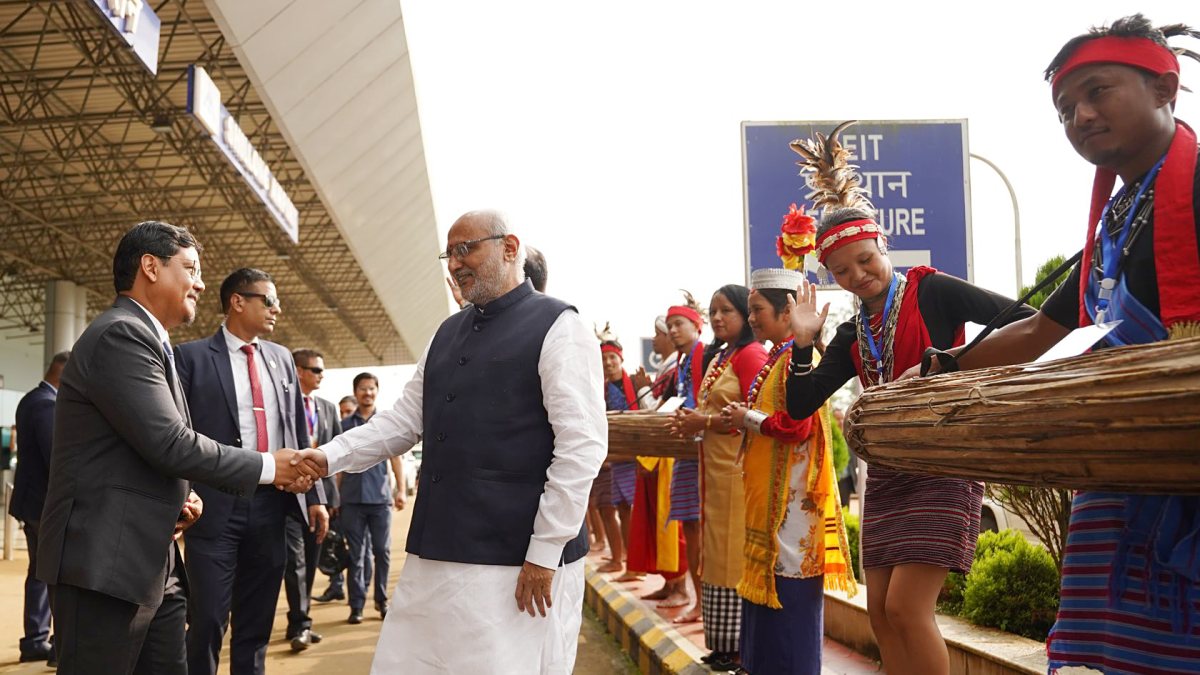 VP Radhakrishnan meets Meghalaya CM in Shillong