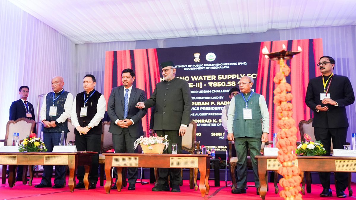 VP lays foundation for Rs 1,010 crore projects in Shillong
