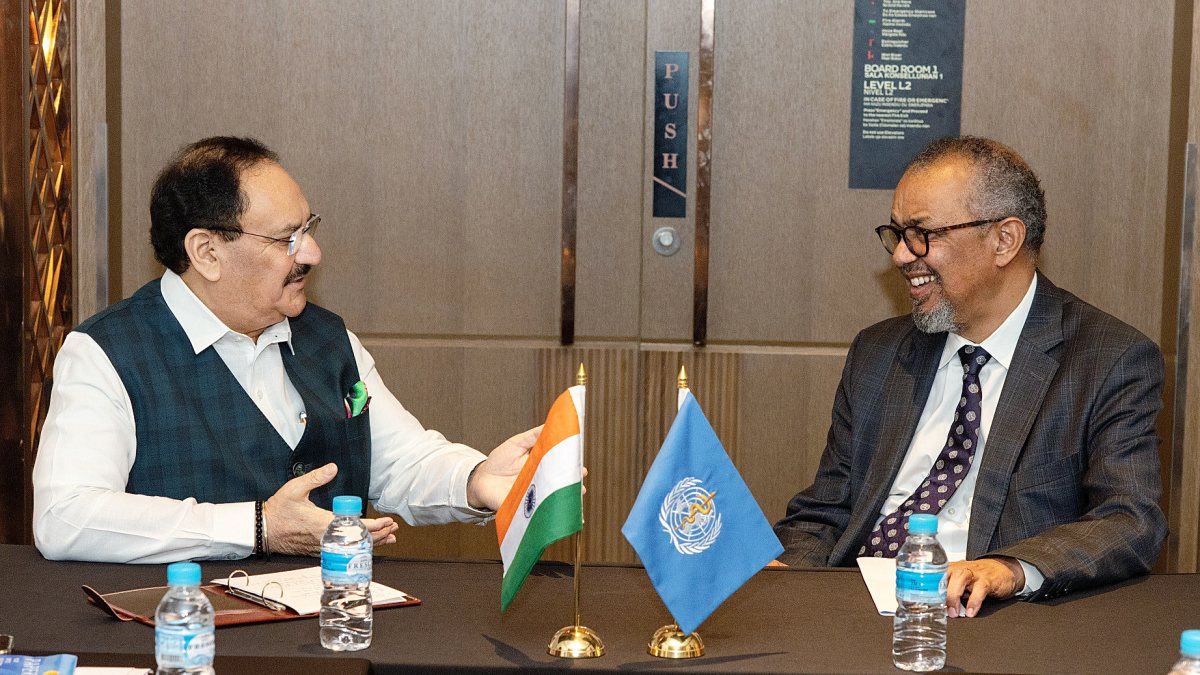 JP Nadda meets WHO chief Tedros at regional meet in Dili