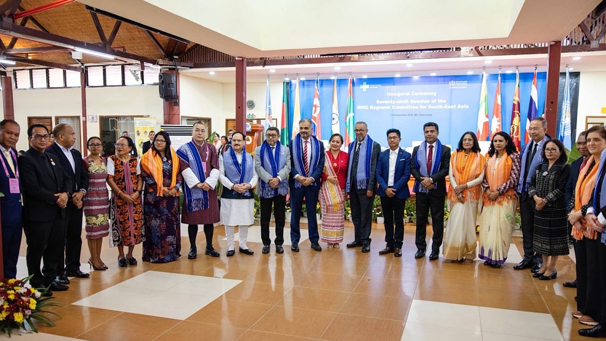 JP Nadda attends WHO South-East Asia meet in Dili
