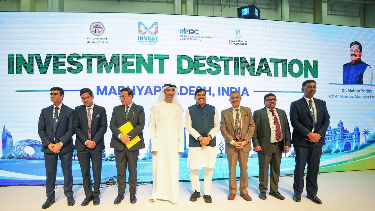 MP CM Yadav meets UAE minister at Dubai investment event