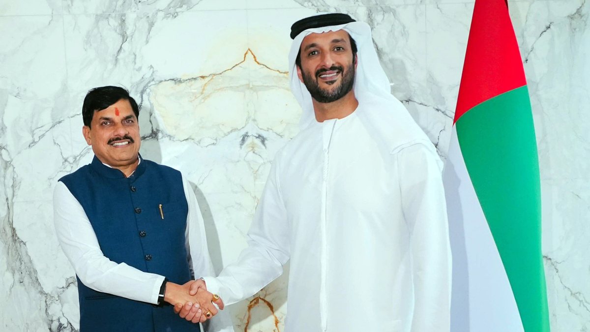 MP CM Yadav meets UAE economy minister in Dubai