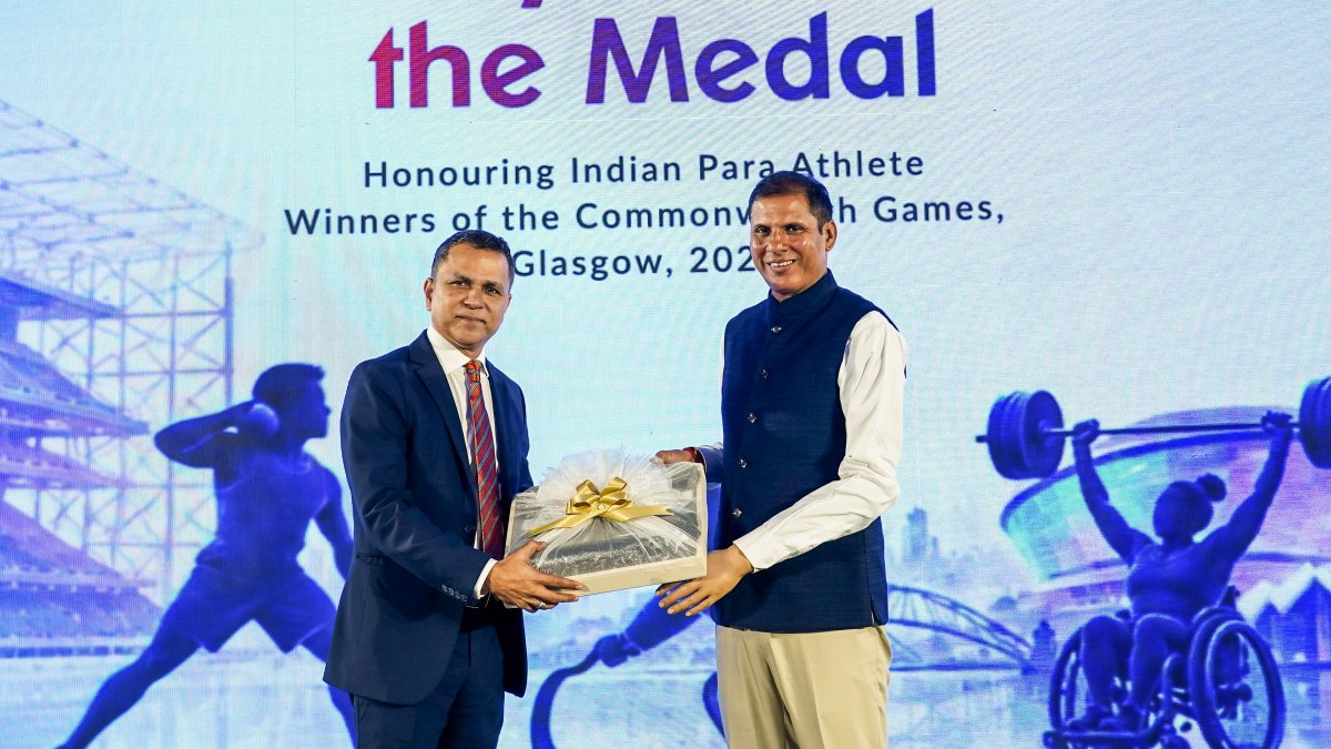 Para Champions felicitated at New Delhi conference