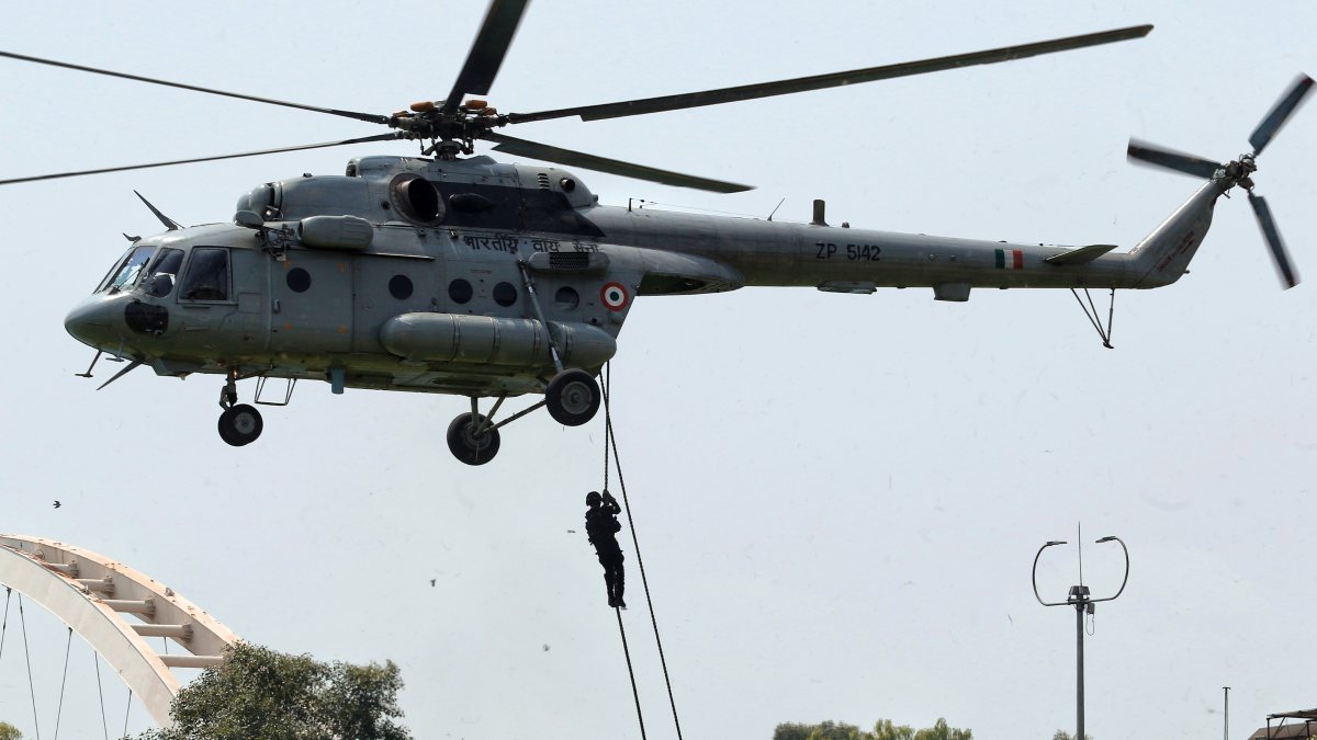 NSG conducts mock drill at Jawaharlal Nehru Stadium ahead of BRICS Summit