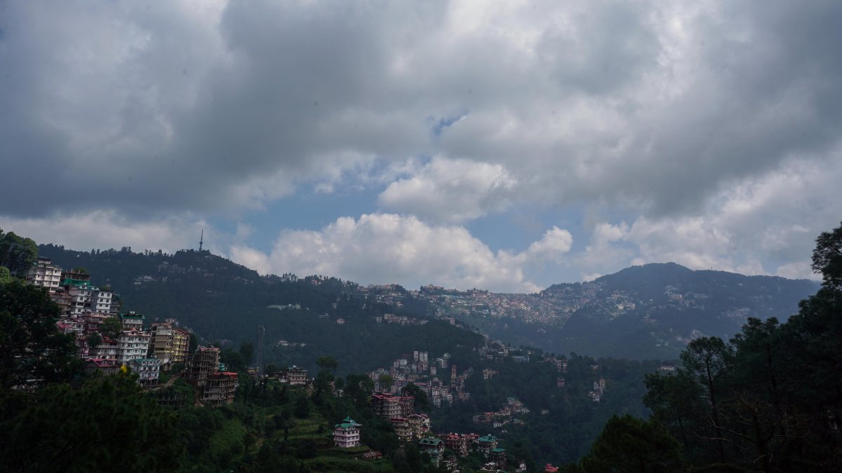 Dark clouds loom over Shimla after IMD rain forecast