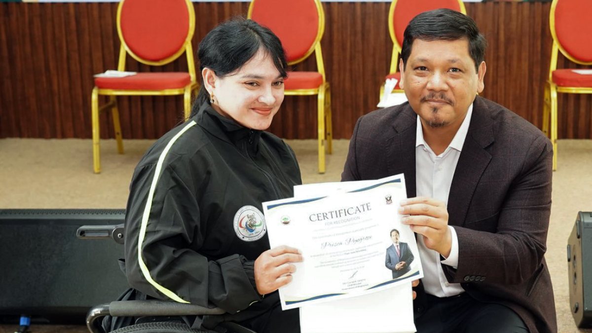Meghalaya CM honours sportspersons at achievers ceremony