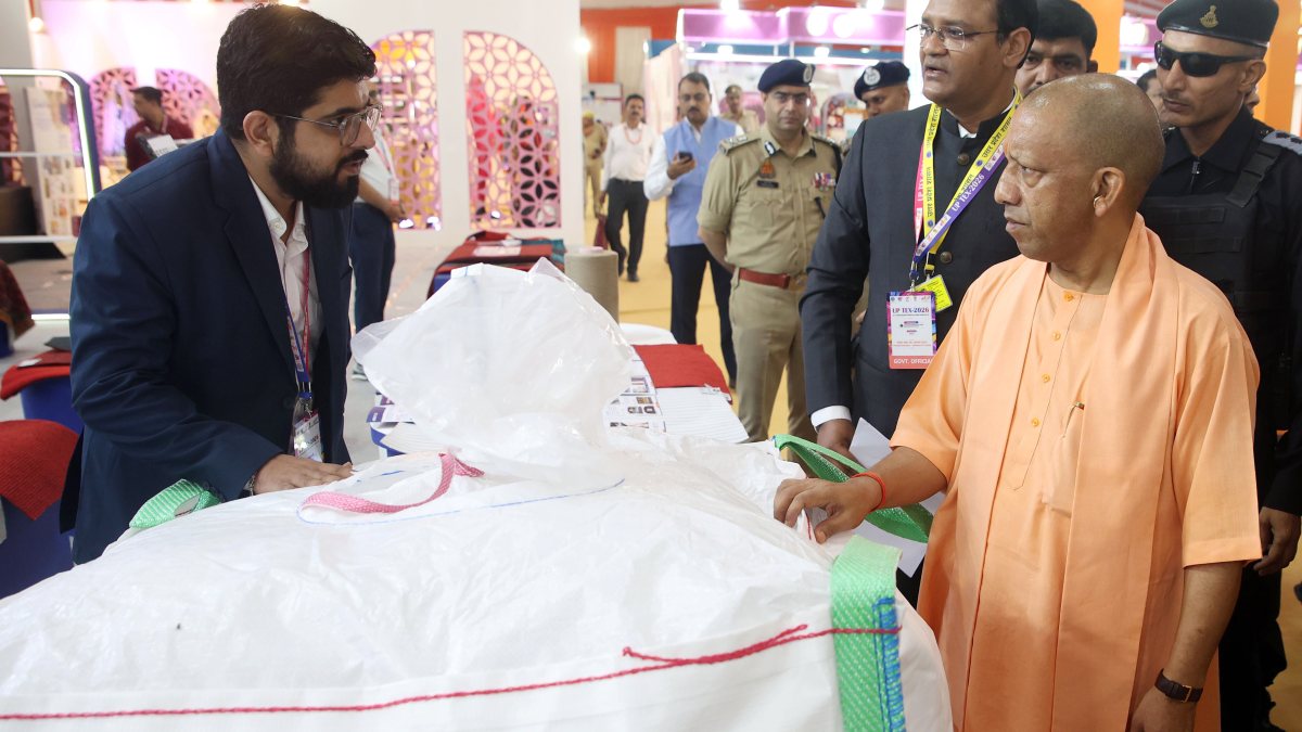 Yogi Adityanath inaugurates UP Textile Conclave 2026 in Lucknow
