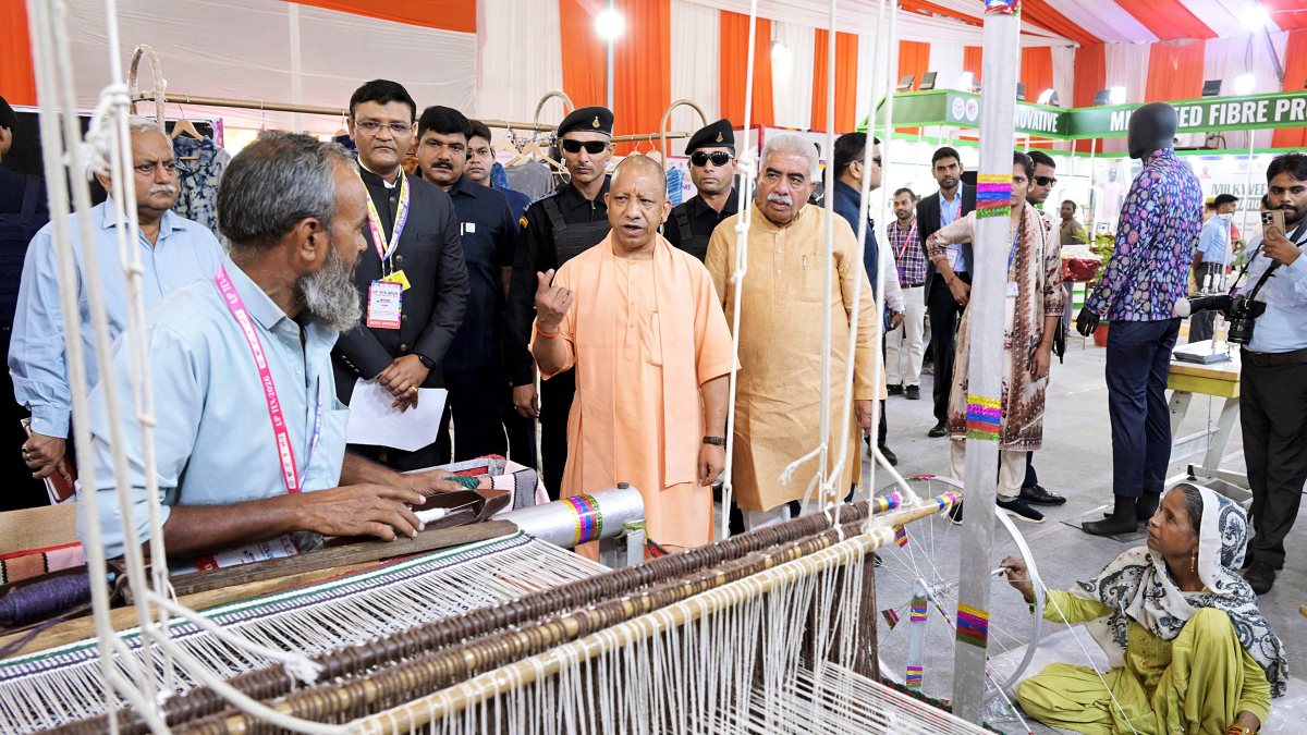 Yogi Adityanath inaugurates UP Textile Conclave 2026 in Lucknow