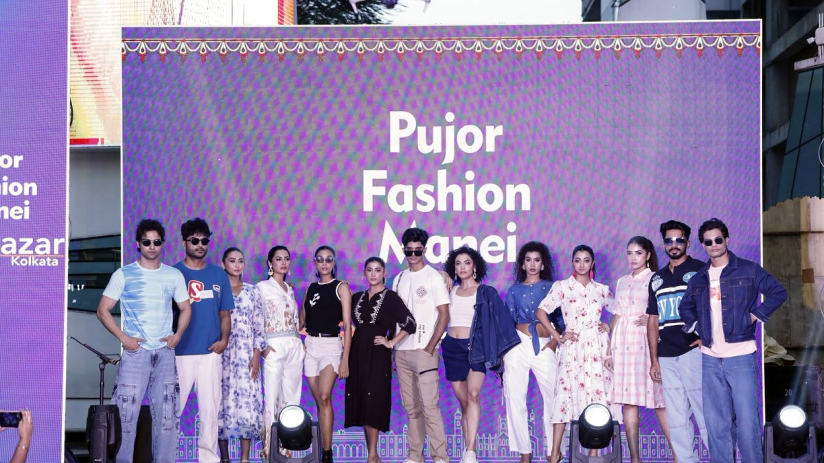 Kolkata models unveil new Durga Puja collection