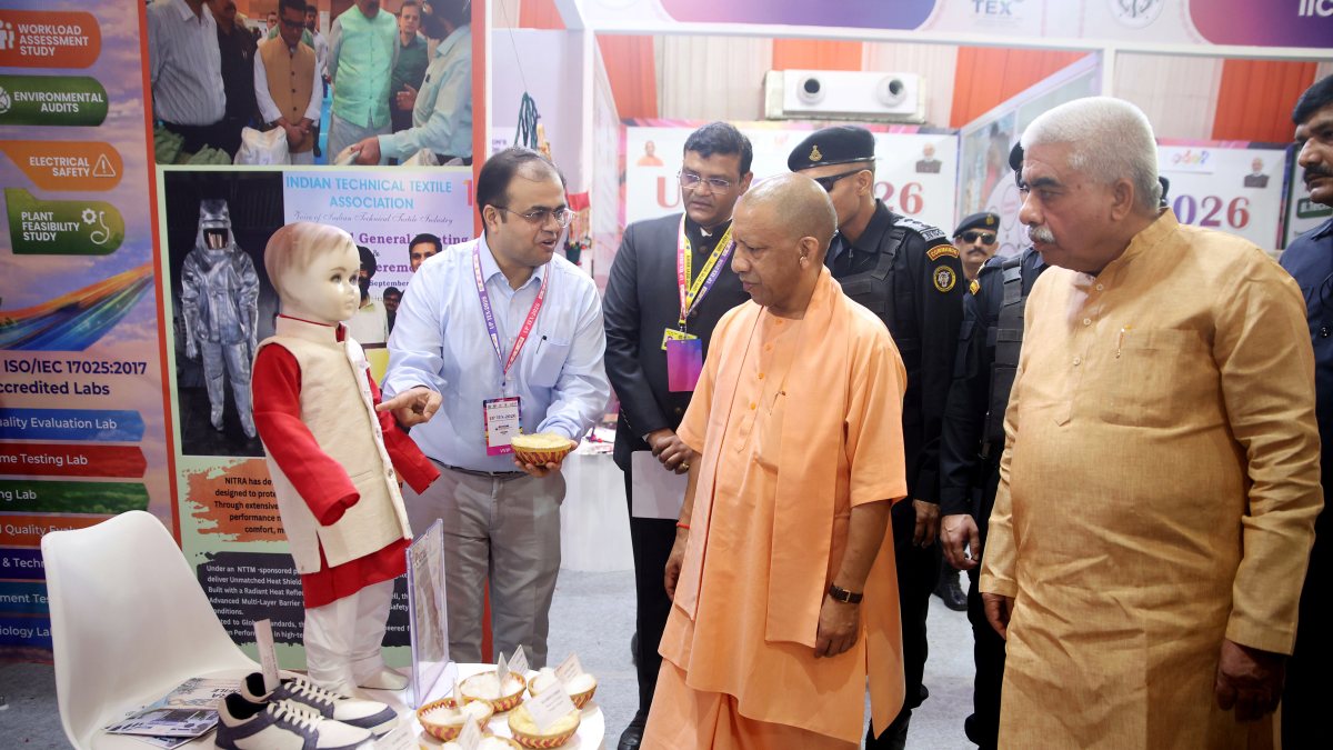 Yogi Adityanath inaugurates UP Textile Conclave 2026 in Lucknow
