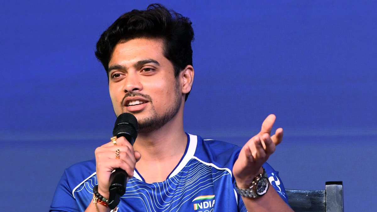 Swapnil Kusale speaks at Asian Games 2026 send-off