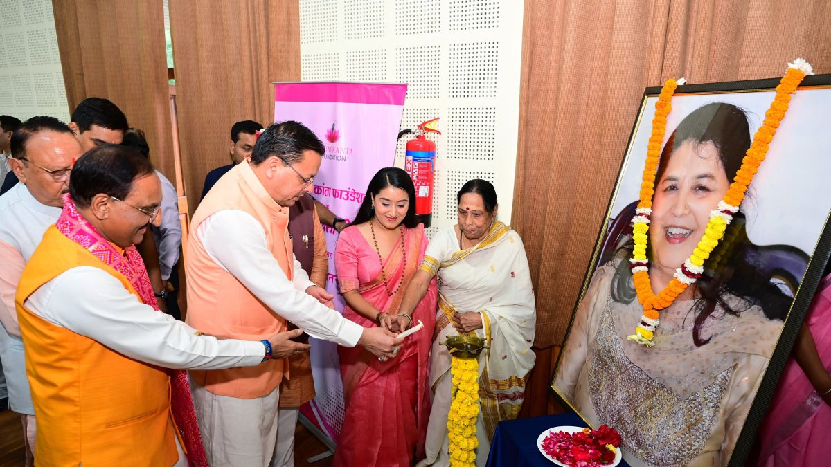 Uttarakhand CM Dhami honours students at scholarship ceremony