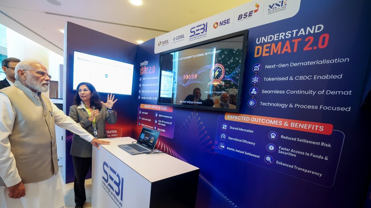 Modi tours Global Fintech Fest 2026 exhibition in Mumbai
