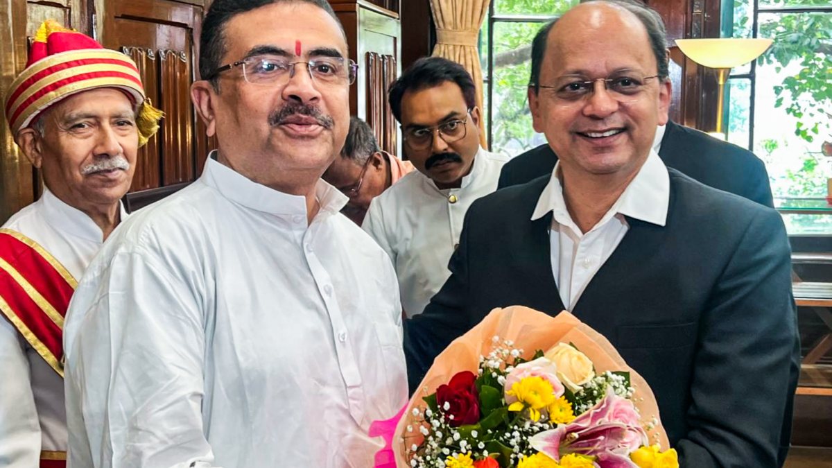 Suvendu Adhikari felicitates new Calcutta HC Chief Justice